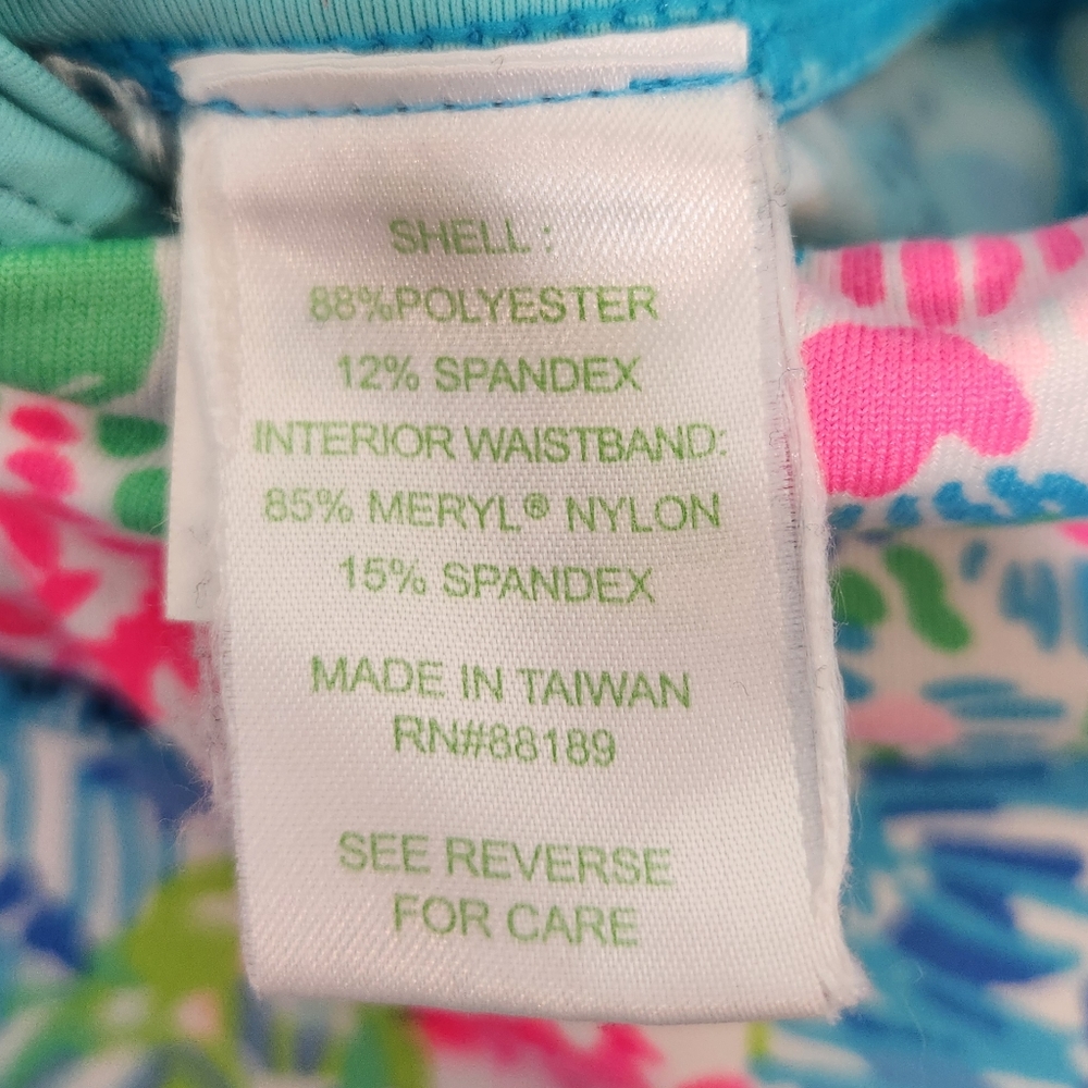 Lilly Pulitzer Luxletic High Rise Weekender Sink Or Swim Size XS - Picture 9 of 10